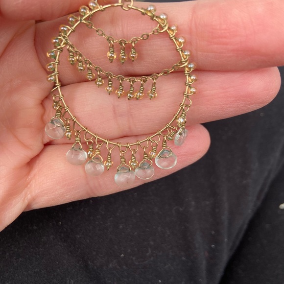 Hanging beaded earrings, bought at banana republic - Picture 4 of 4